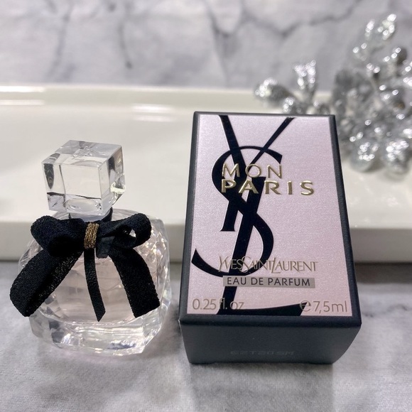 Yves Saint Laurent Mon Paris EDP Fruity Floral Red Musk-Mini7.5ml,0.25oz-BOX-NEW - Picture 7 of 15